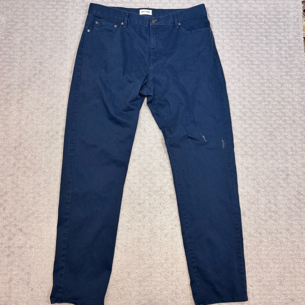 Line of Trade Pants Mens‎ 37X33  Utility Jean Workwear Blue